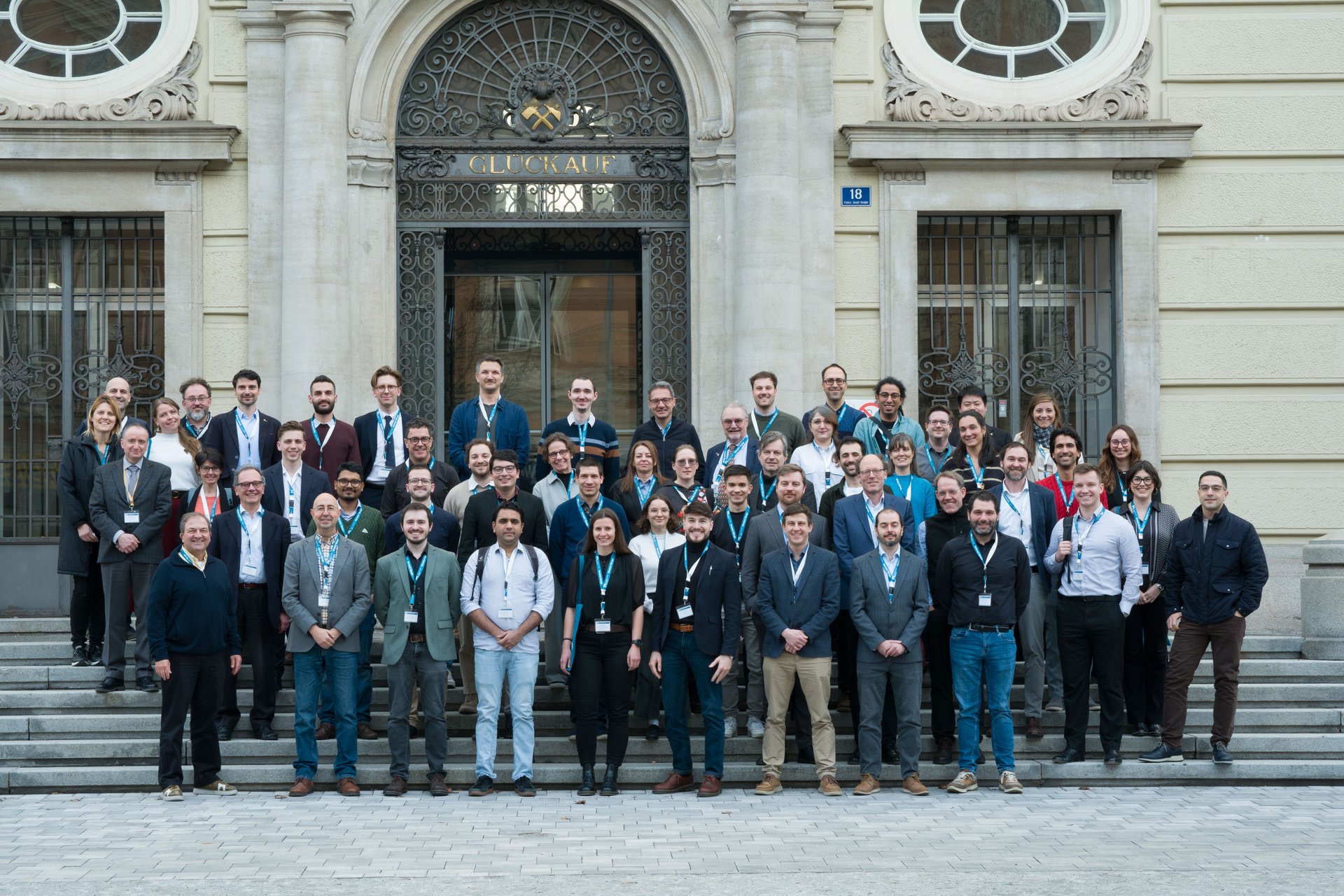 Die Teilnehmenden der 19. European Inter-Regional Conference on Ceramics – kurz “CIEC 19” an der Montanuniversität Leoben. Foto: © MUL/Hackl