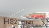 Rendering: Innenansicht des geplanten Studienzentrums