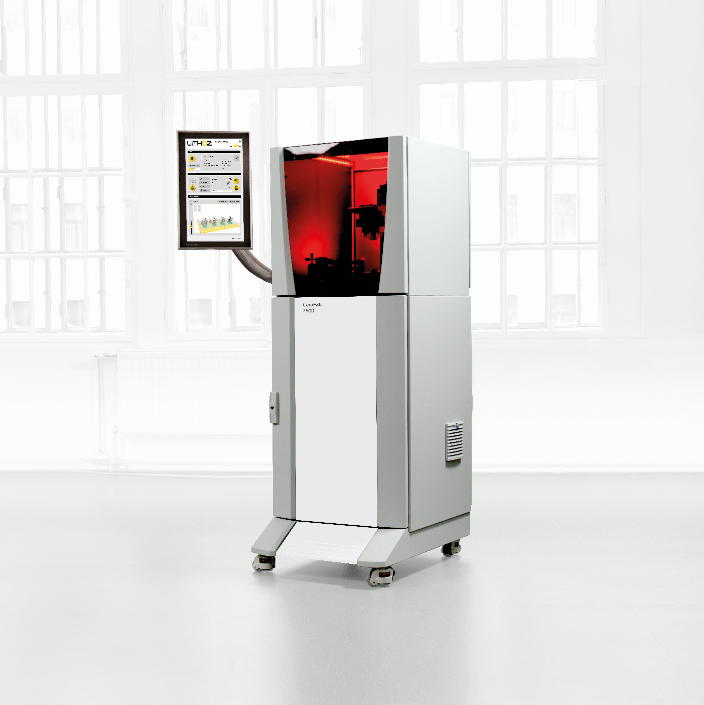 Photo of the CeraFab 7500 3D printer