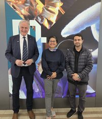 Treffen zwischen Rektor Peter Moser, Prof. Priyakorn Pusawiro (KMUTT) und Reza Goldansaz, MSc.(International Relations, MUL).