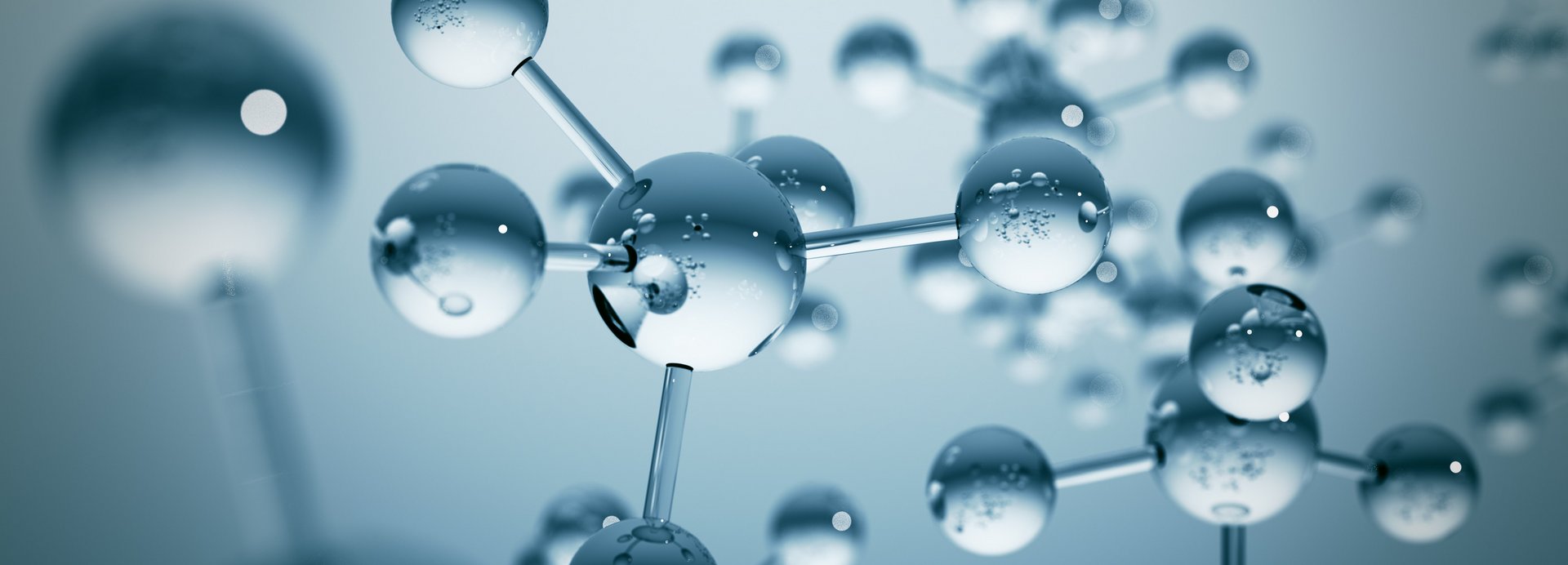 Atoms and molecules.