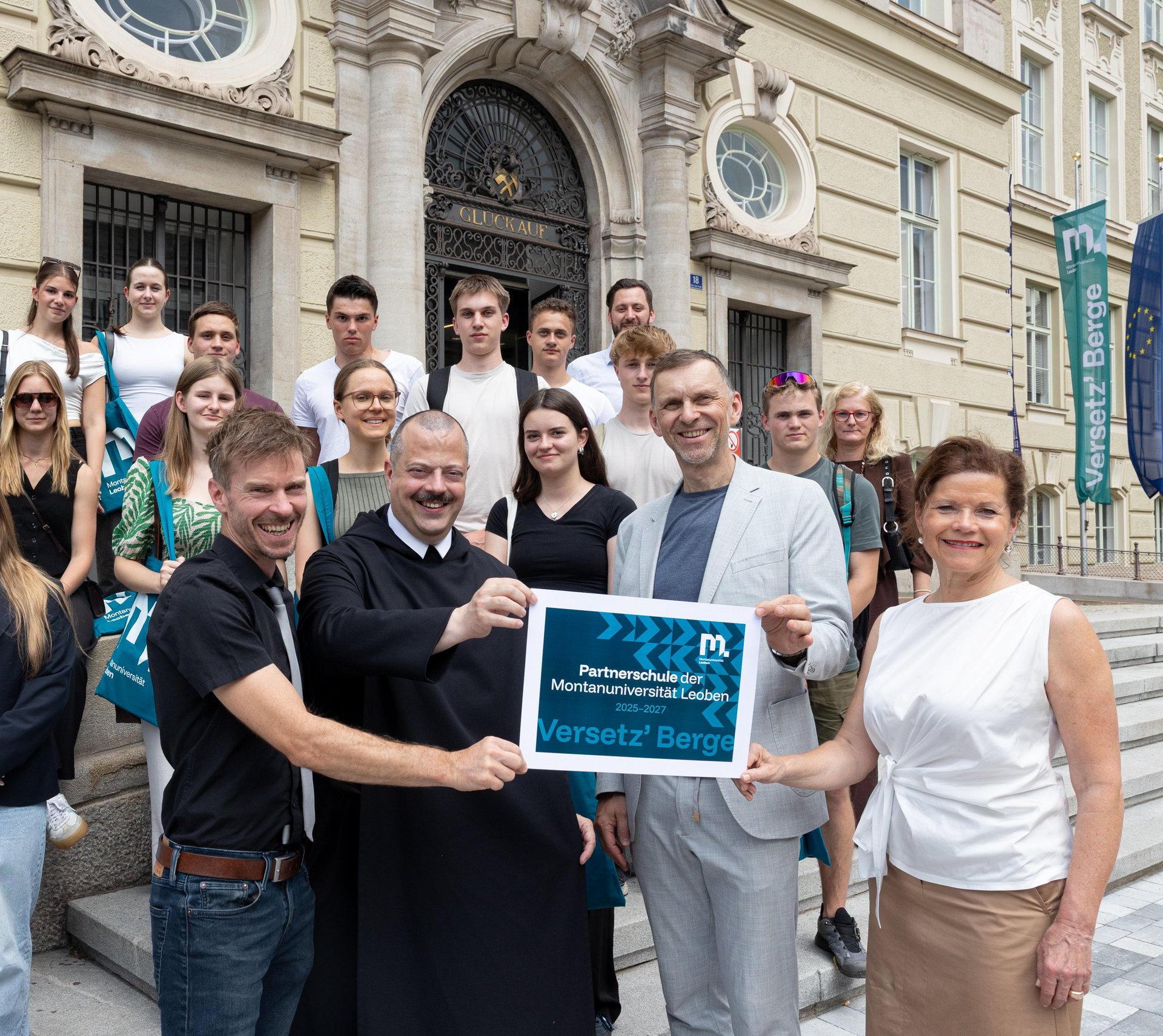 Die Unterzeichnung der Kooperationsvereinbarung mit dem Stiftgymnasium Admont. Foto: © MUL 