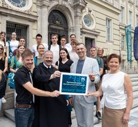 Die Unterzeichnung der Kooperationsvereinbarung mit dem Stiftgymnasium Admont. Foto: © MUL  