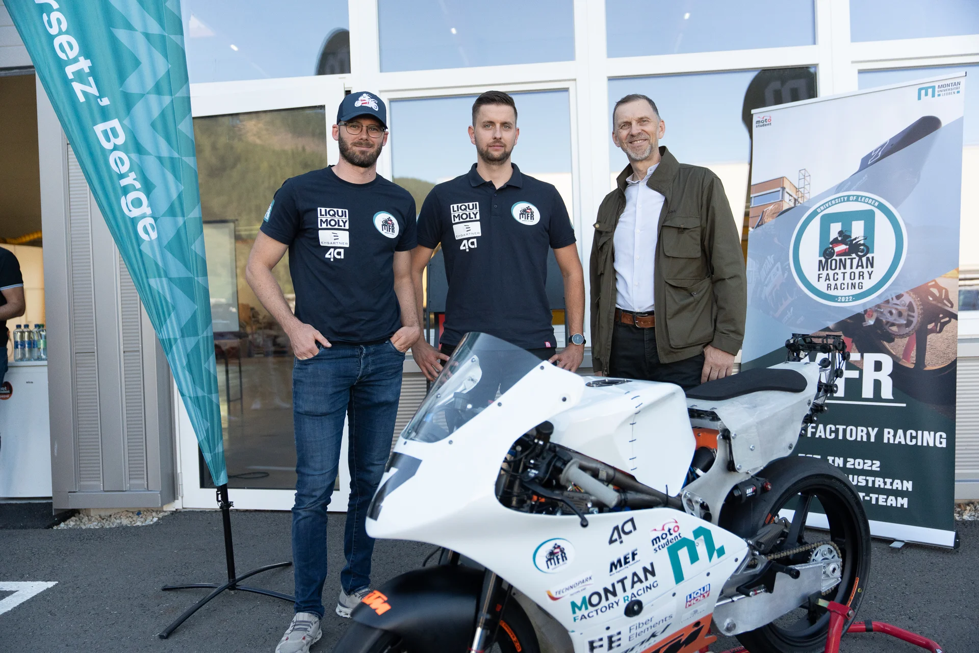 Vizerektor Thomas Prohaska (r.) zeigte sich beeindruckt. Foto: © MUL/Schnehen