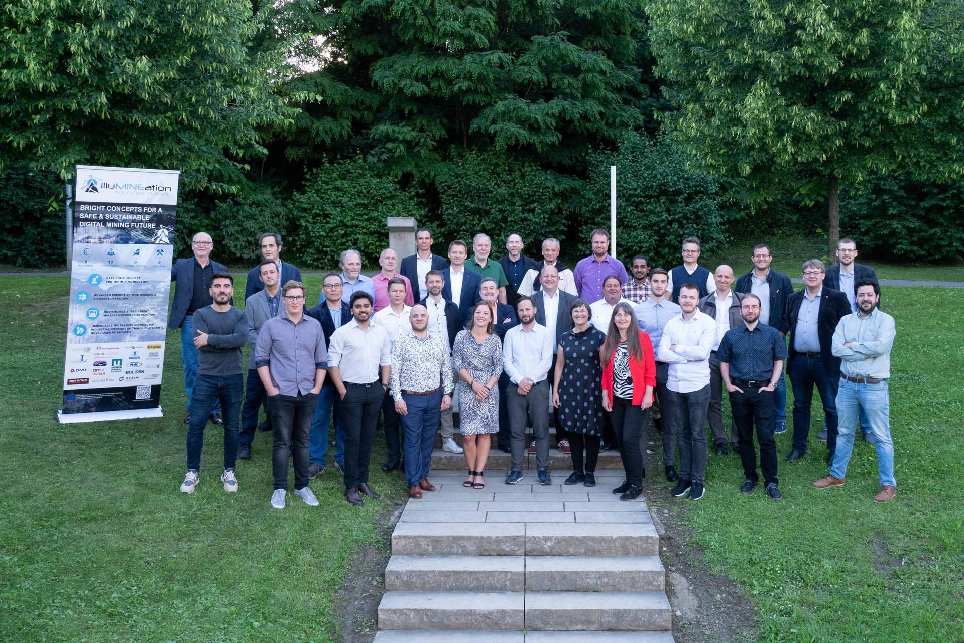 Gruppenfoto vom Treffen in Leoben