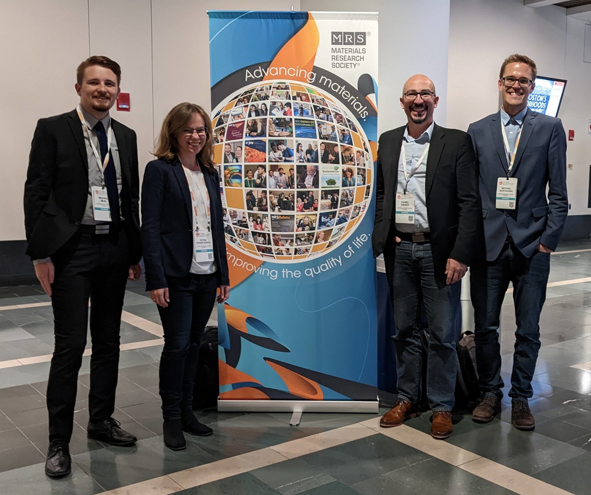 v.l.n.r.: Michael Musi, Petra Spörk-Erdely, Daniel Kiener, Michael Burtscher