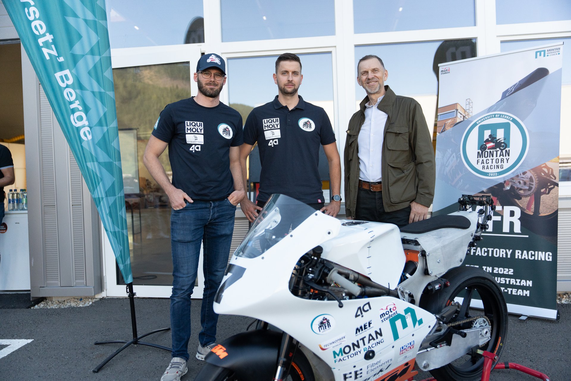 Vizerektor Thomas Prohaska (r.) zeigte sich beeindruckt. Foto: © MUL/Schnehen