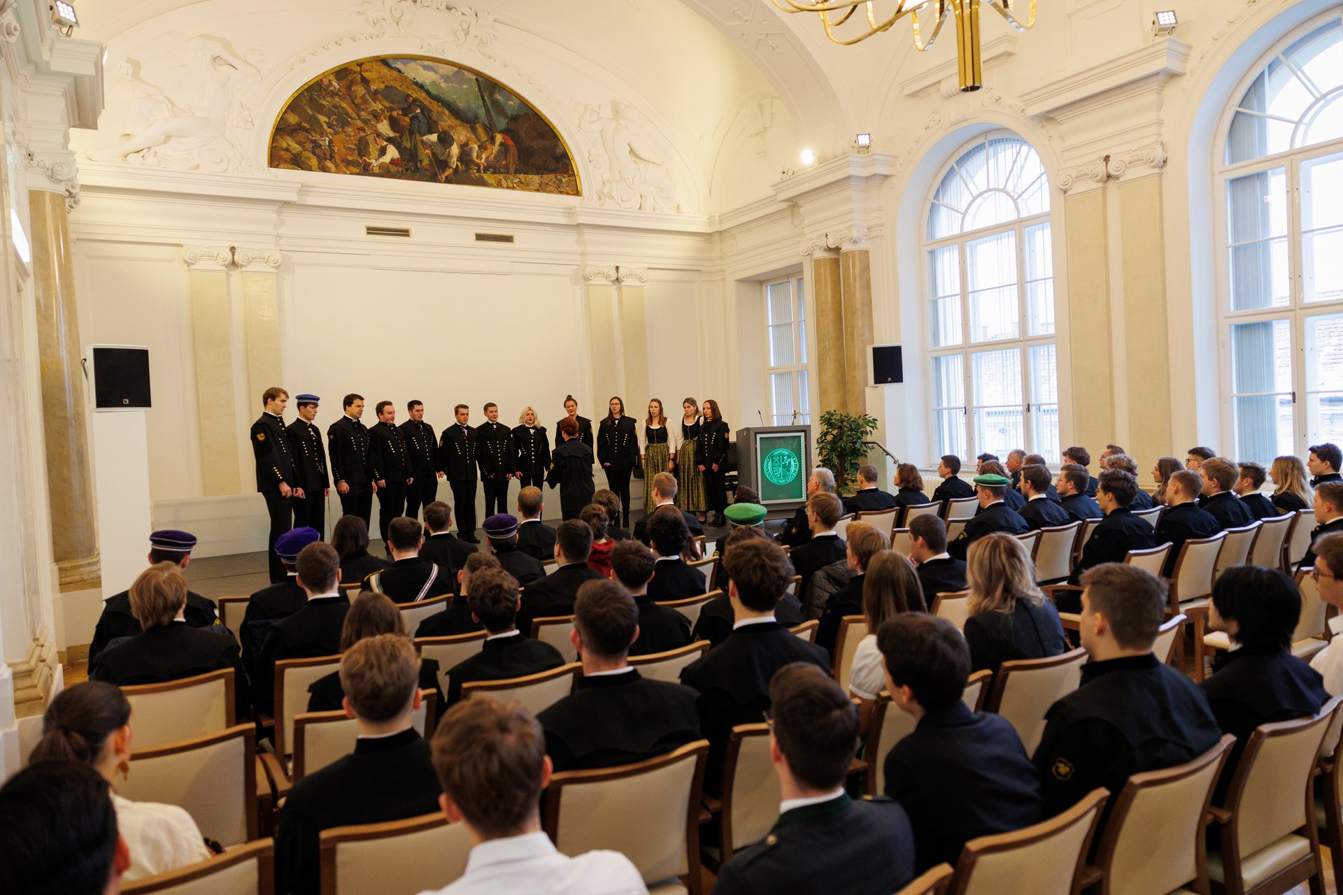 Der Chor der Montanuniversität Leoben. Foto: MUL | Martina Stöbbauer