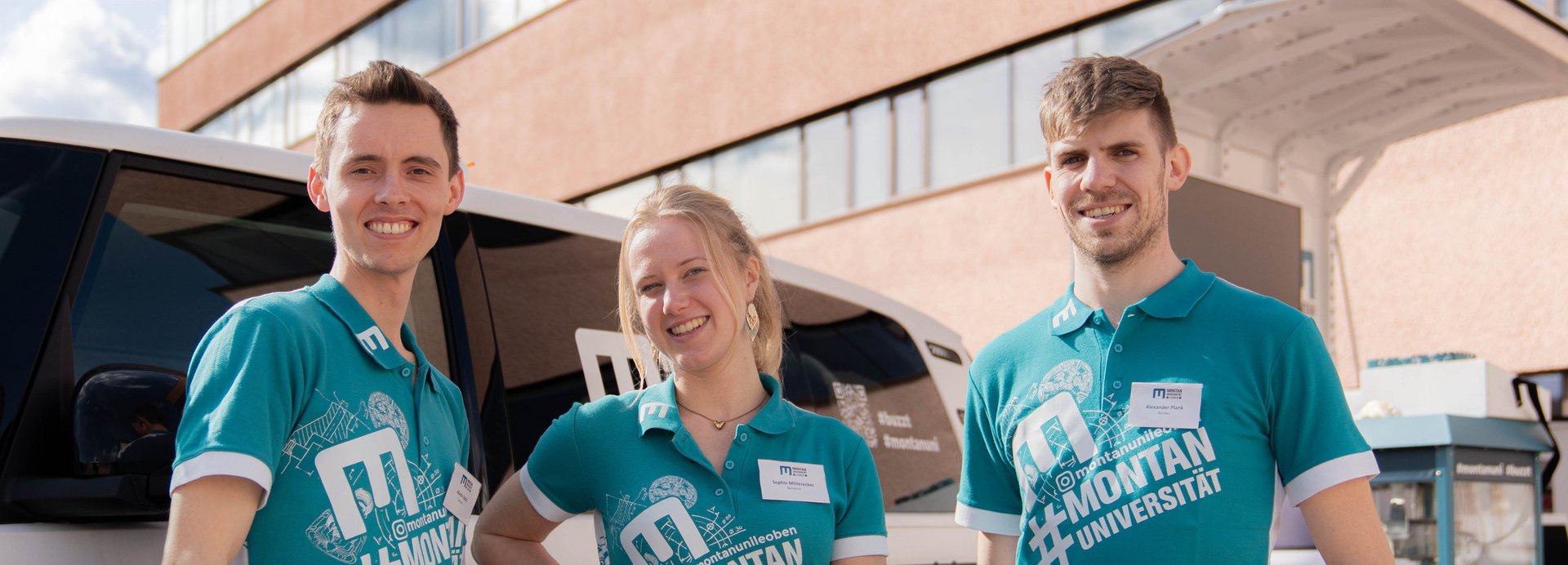 Studierende und Mitarbeiter*innen der Montanuniversität Leoben