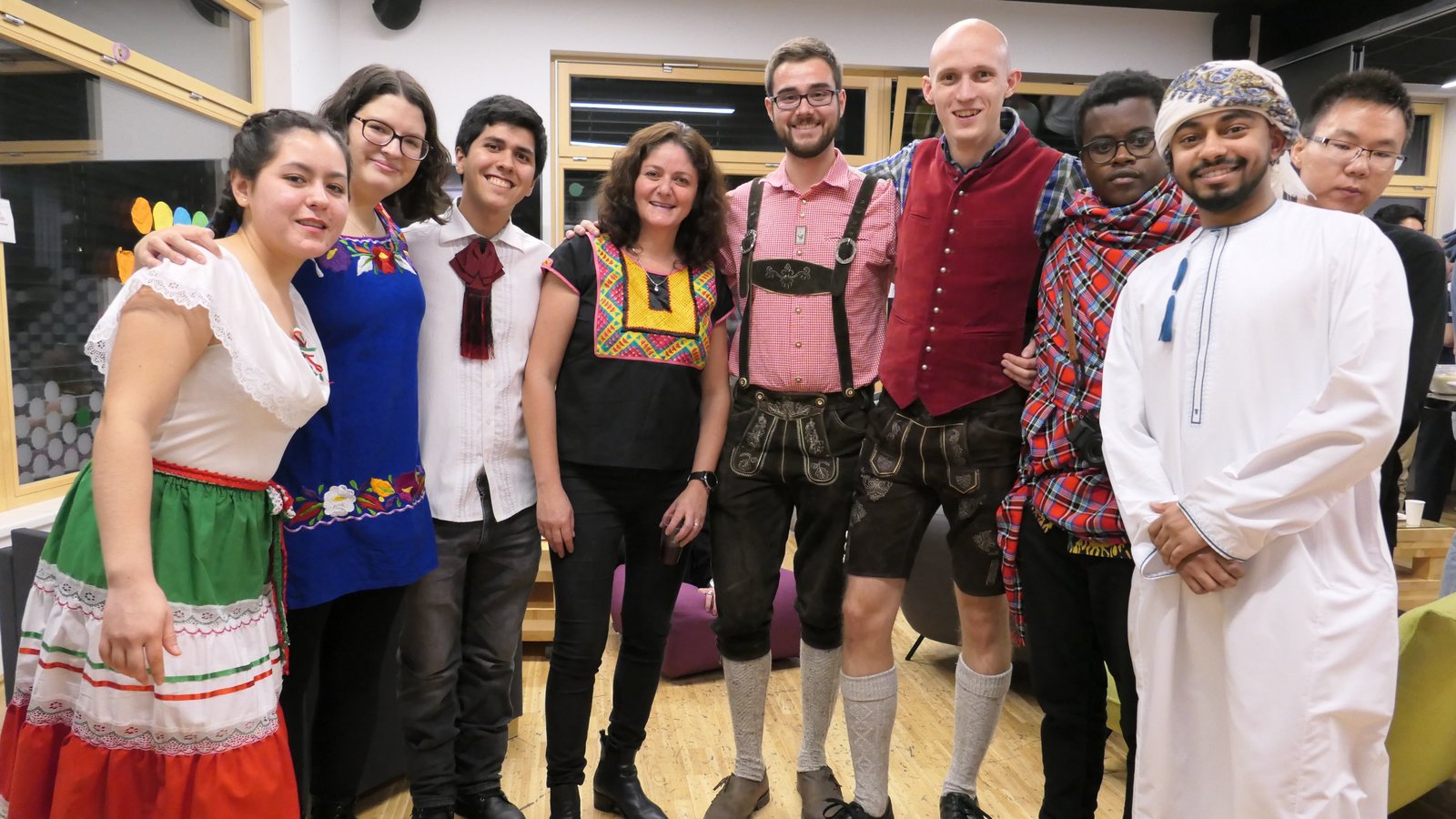 The international community in Leoben is diverse and supportive. Potluck_P1000632