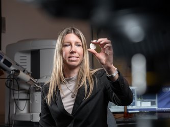 Forscherin im Labor.