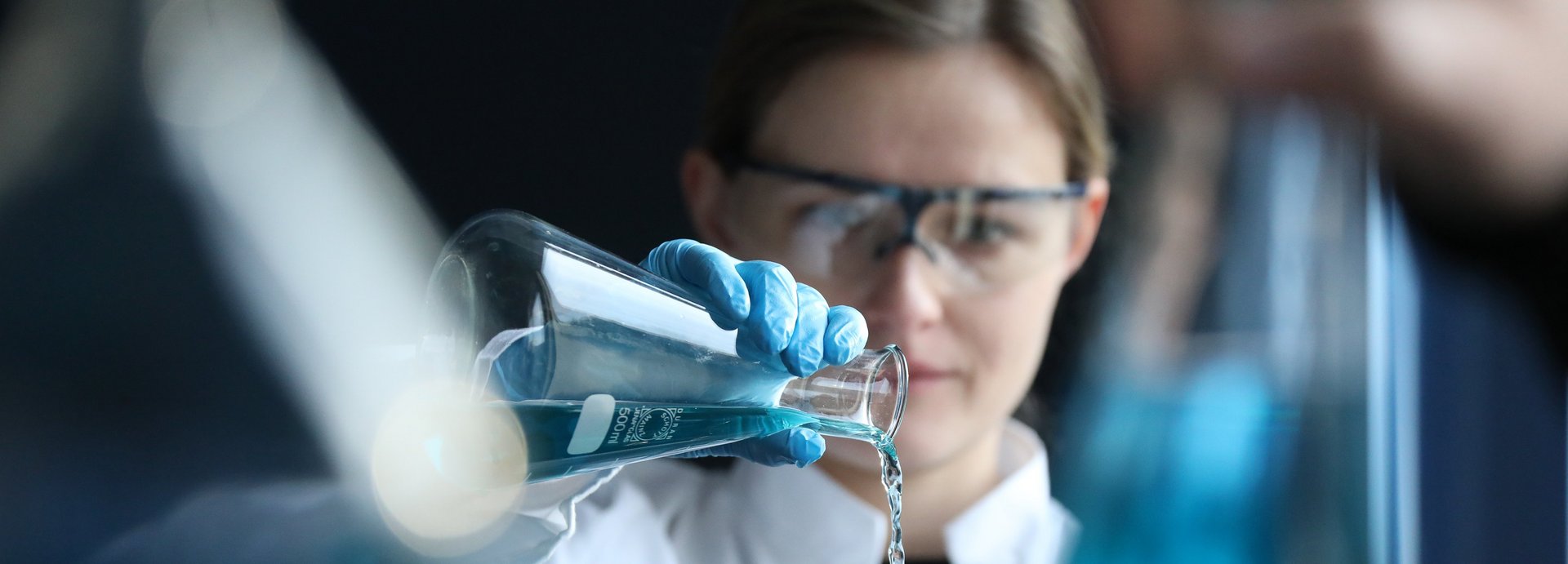 Researcher in the laboratory.