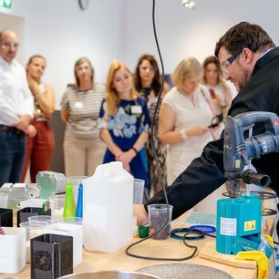 © TU Leoben/Luschin Eröffnung des InnoLab mit vielen Besuchern.