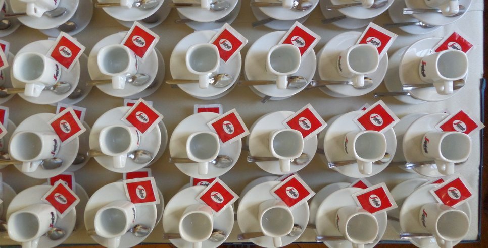 Celebrating Paul Erdős's 100th anniversary, Budapest, 2013 coffeecups