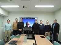 Professor Jörg Thuswaldner bei Gesprächen an der Shinshu University in Japan.
