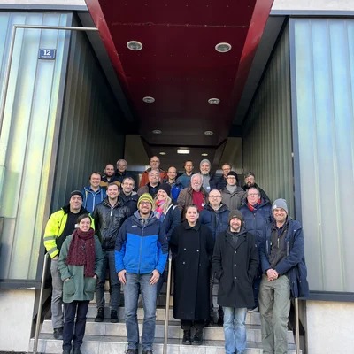 Gruppenfoto der Teilnehmenden am 1. Österreichischen UNFC-Kurses.