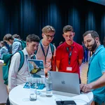 Schüler auf der Montanuniversität, TU Leoben.