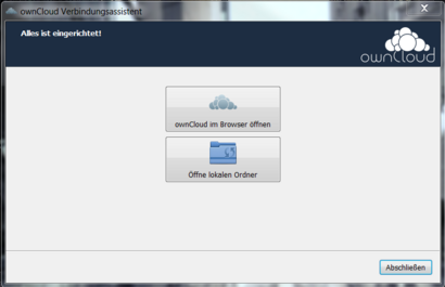 Abbildung ownCloud öffnen Abbildung ownCloud öffnen