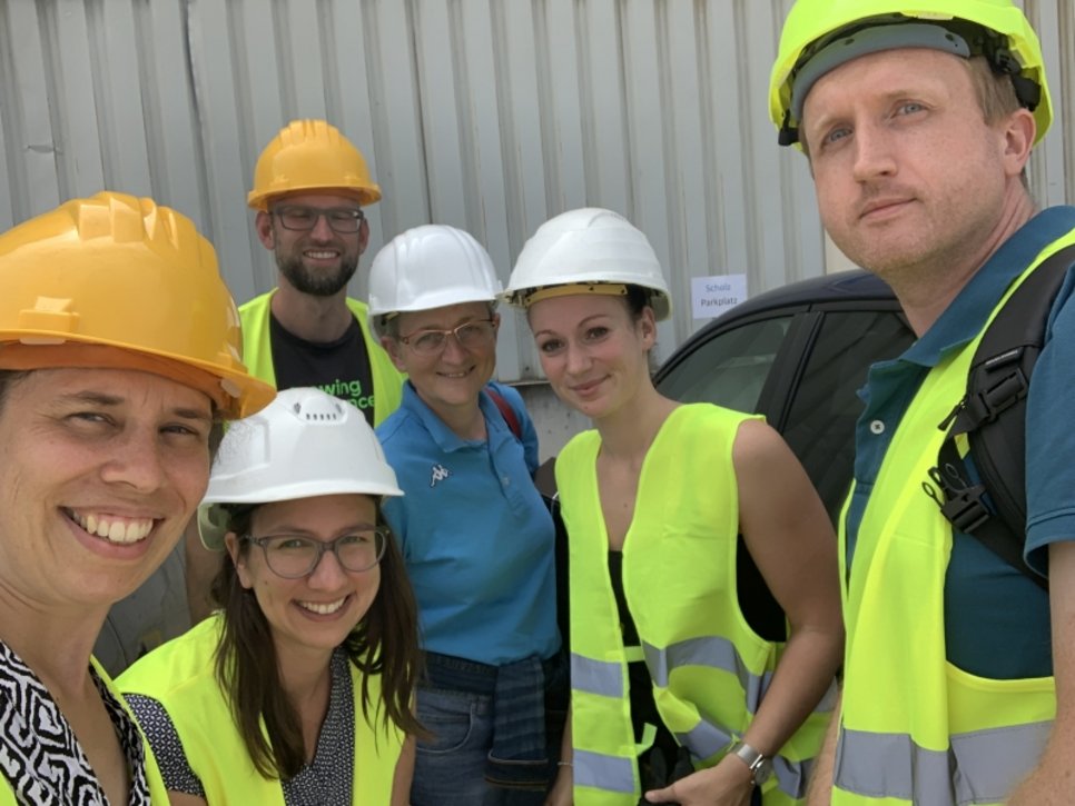 Im ersten Projektjahr stand die Ausarbeitung der USE CASES im Vordergrund, bei Besuchen bei den Unternehmenspartner wurden deren Bedarfe erhoben. (Aufnahme USE CASE 1, Partner Scholz) Scholz