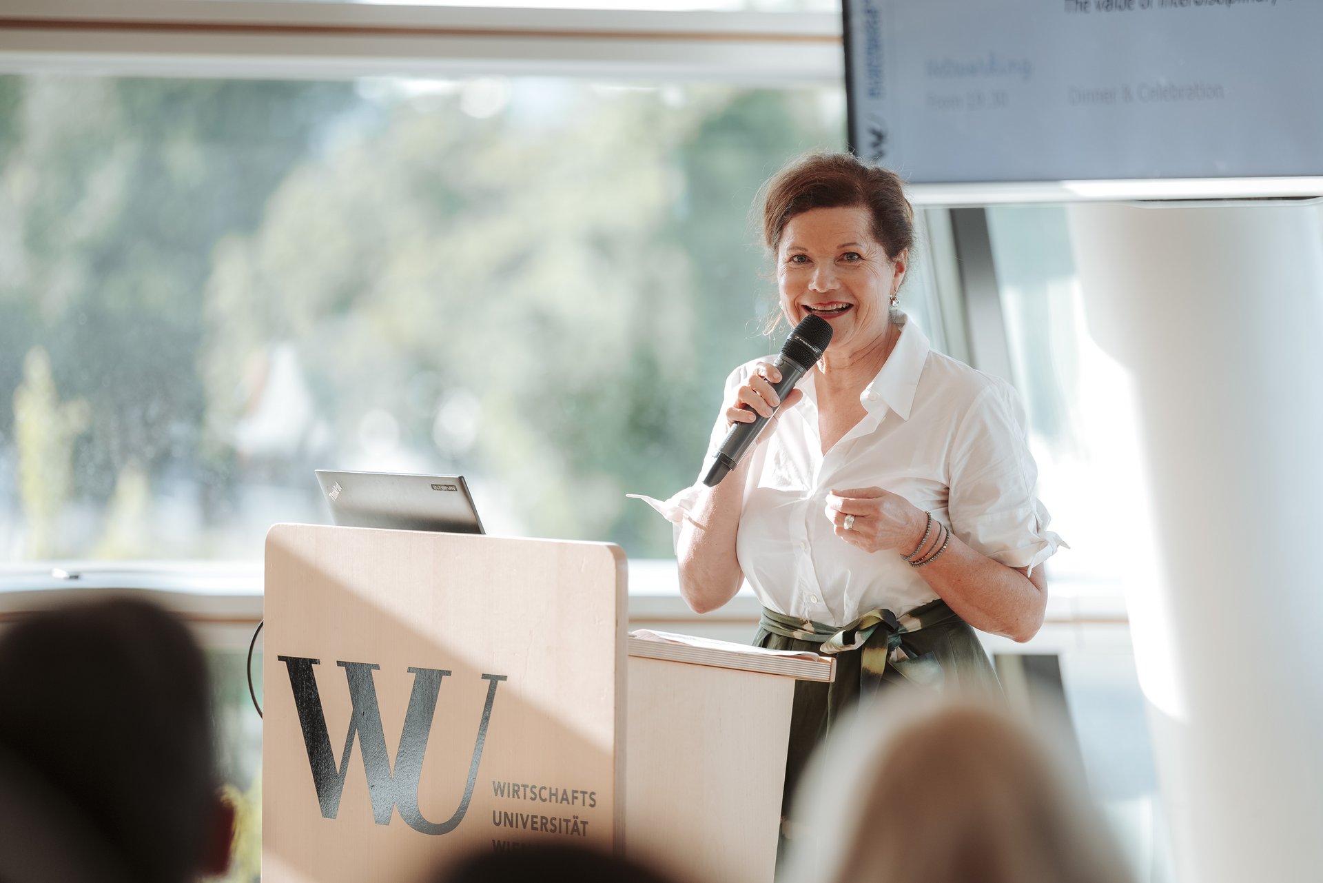 Vizerektorin für Marketing und Stakeholder Management Christina Holweg. Foto: © Nadine Studeny