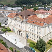 Hauptgebäude der Montanuniversität Leoben.