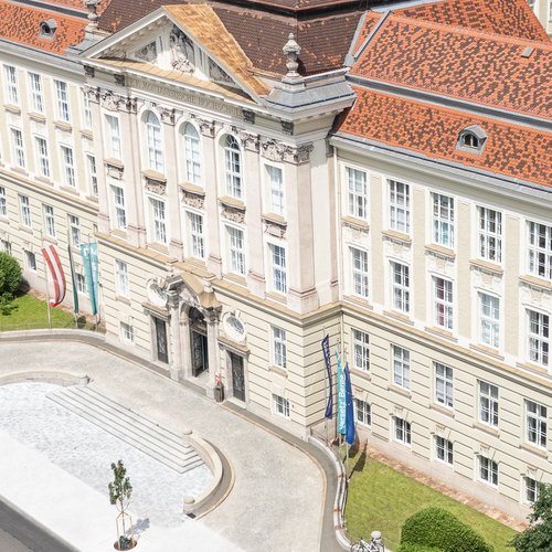 Main building of TU Leoben.