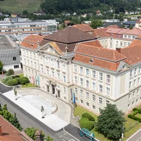 Hauptgebäude der Montanuniversität Leoben.