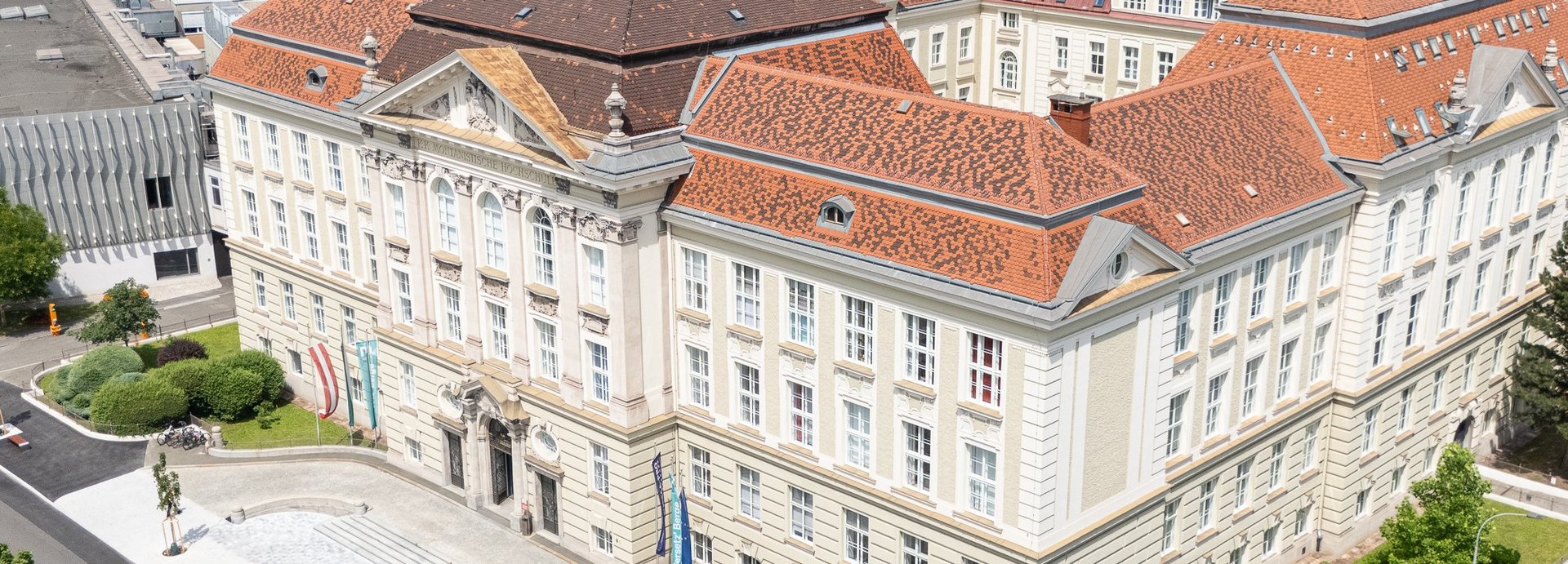 Hauptgebäude der Montanuniversität Leoben