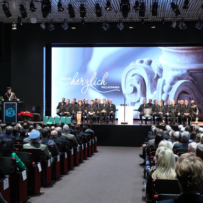 Am Freitag, dem 19. Dezember, fand im Erzherzog Johann-Auditorium der Montanuniversität Leoben die dritte und letzte Akademische Feier des Jahres 2025 statt. Foto: © Armin Russold. 