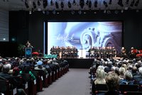 Am Freitag, dem 19. Dezember, fand im Erzherzog Johann-Auditorium der Montanuniversität Leoben die dritte und letzte Akademische Feier des Jahres 2025 statt. Foto: © Armin Russold. 