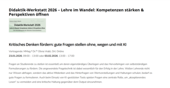 Screenshot der Steirischen Hochschulkonferenz © Steirische Hochschulkonferenz