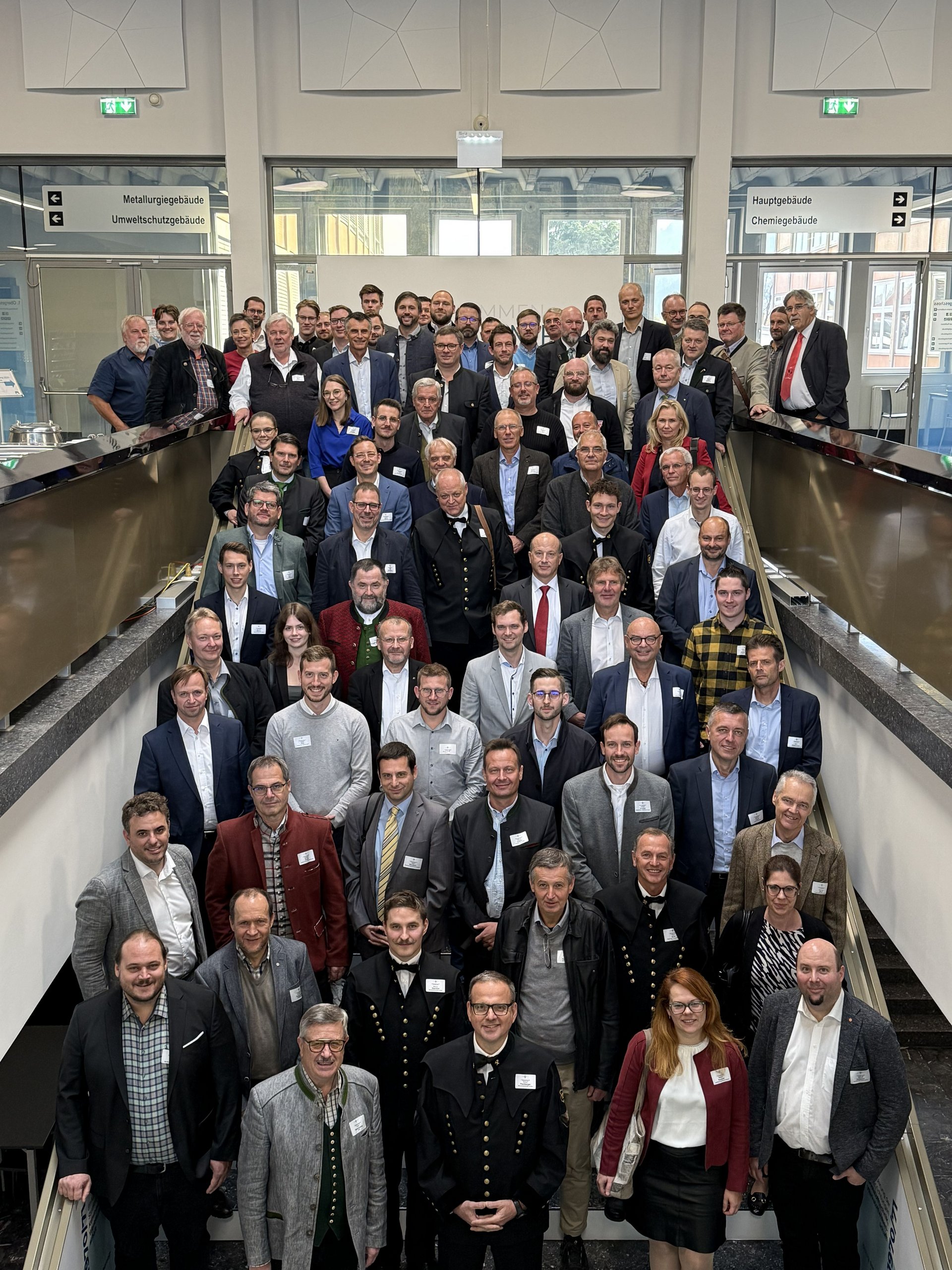 Im Oktober 2025 fand auf Einladung des Bergmännischen Verbandes Österreichs (BVÖ) die traditionelle Herbstveranstaltung an die Montanuniversität Leoben statt. Foto: © BVÖ