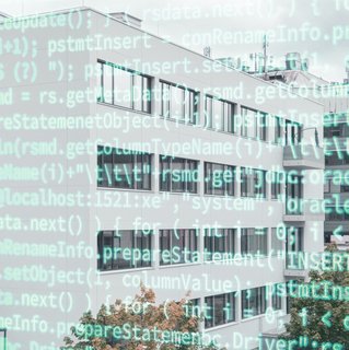© TU Leoben/Tauderer Daten auf Fensterscheibe.