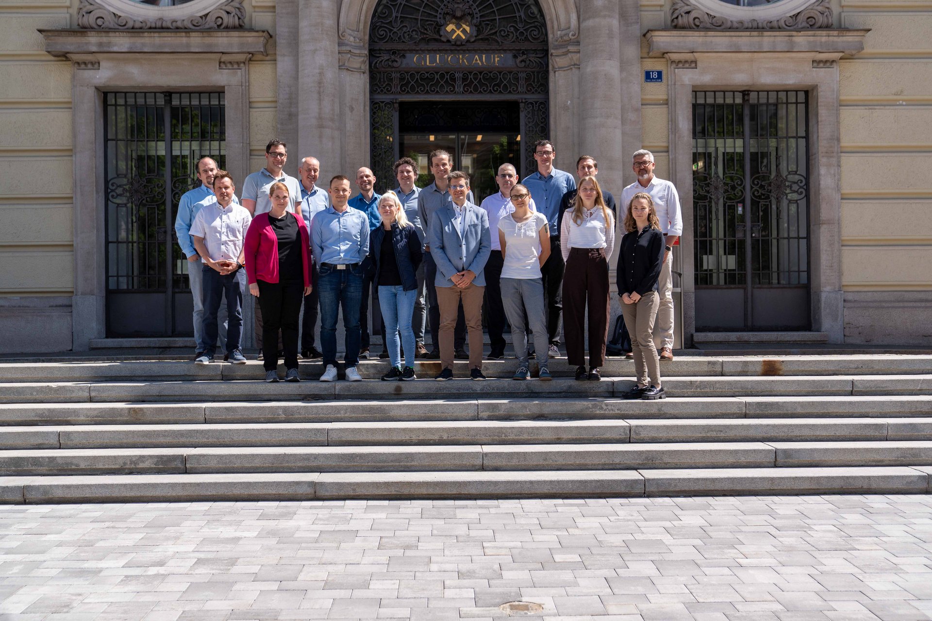 Gruppenfoto des MINREC-HT Kickoff-Meeting. Foto: © MUL