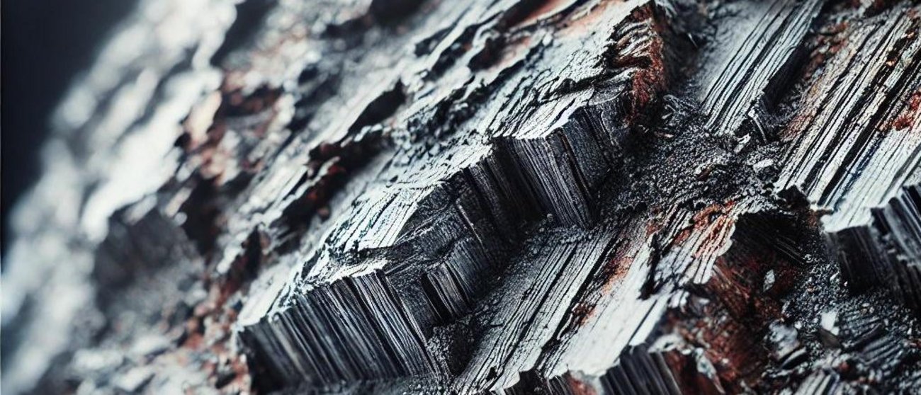 Strong increase in iron ore.