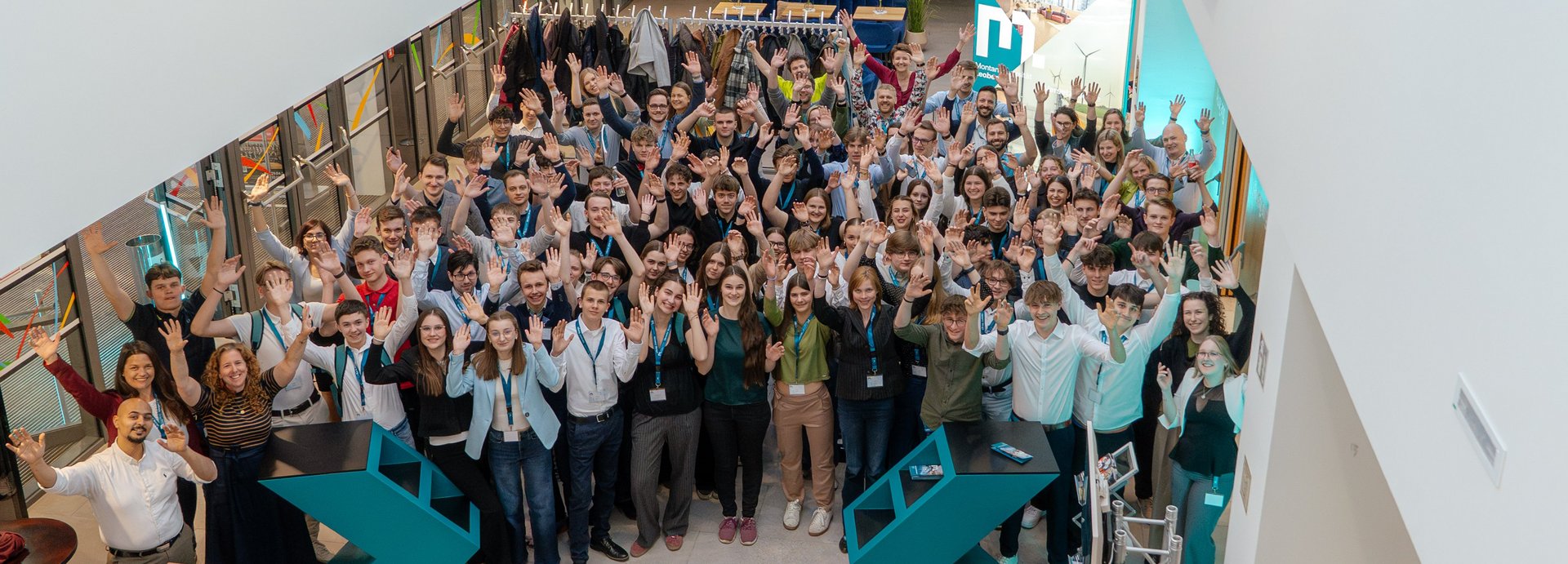 CampDays Teilnehmer an der Montanuniversität.