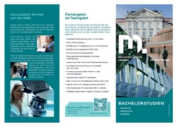 Bachelorfolder der Montanuni.