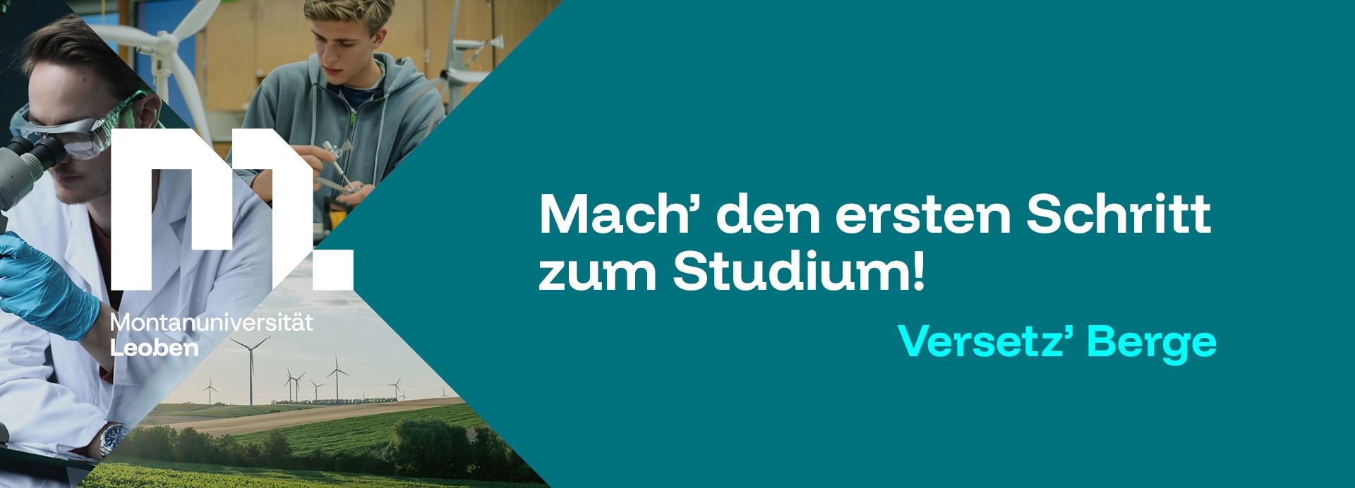 Mach den ersten Schritt zum Studium.